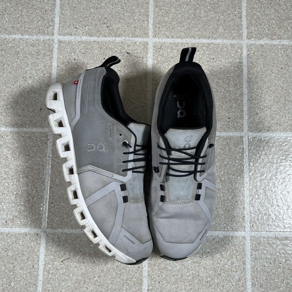 OnCloud 5 Glacier/ White Waterproof Running Casual Sneakers Shoes Women's Size 9